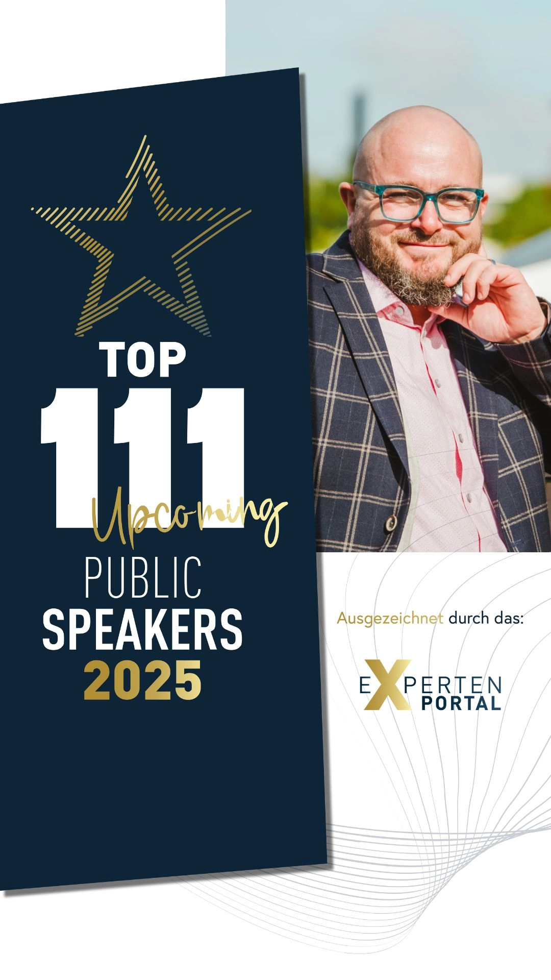 Award Top 111 Upcoming Public Speakers 2025 Experten Portal Dominik Braun