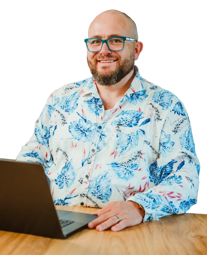 Dominik Braun im Buero